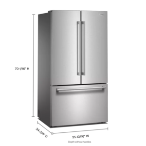 Maytag® 31 Cu. Ft. XL Capacity French Door Bottom Mount Refrigerator with Ice + Water