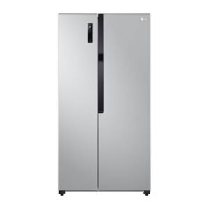LG New Side by Side Refrigerator, Total No Frost, Multi AirFlow, Touch LED Display, Smart Inverter Compressor Tempered Glass