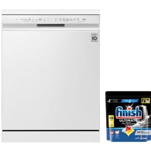 14 Place Setting QuadWash™ Dishwasher, Platinum Silver, Easy Rack Plus, Dual Zone Wash, Turbo Cy