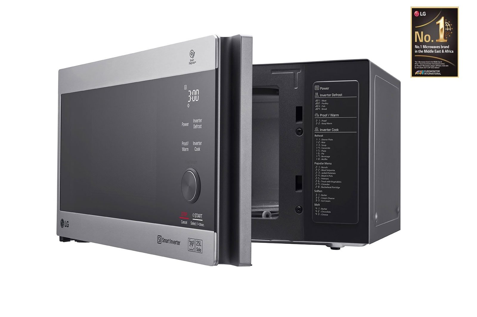 Microwave Oven & Grill, LG Neo Chef Technology, 42 Litre Capacity, Smart Inverter, EasyClean™